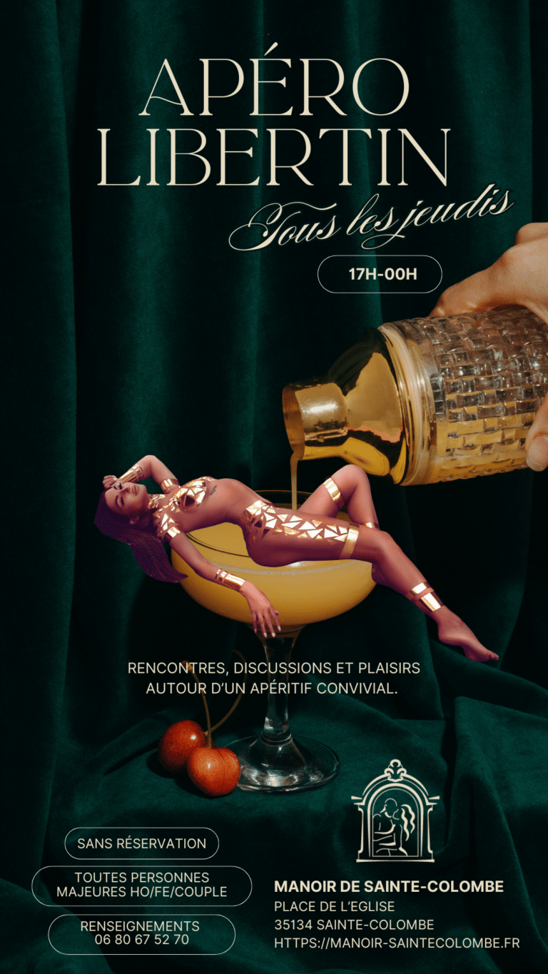 apero libertin au manoir de sainte-Colombe tous les jeudis